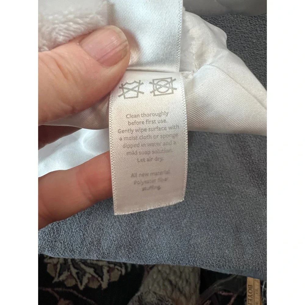 Carters Just One You Koala Bear Security Blanket Lovey White Satin Trim Plush